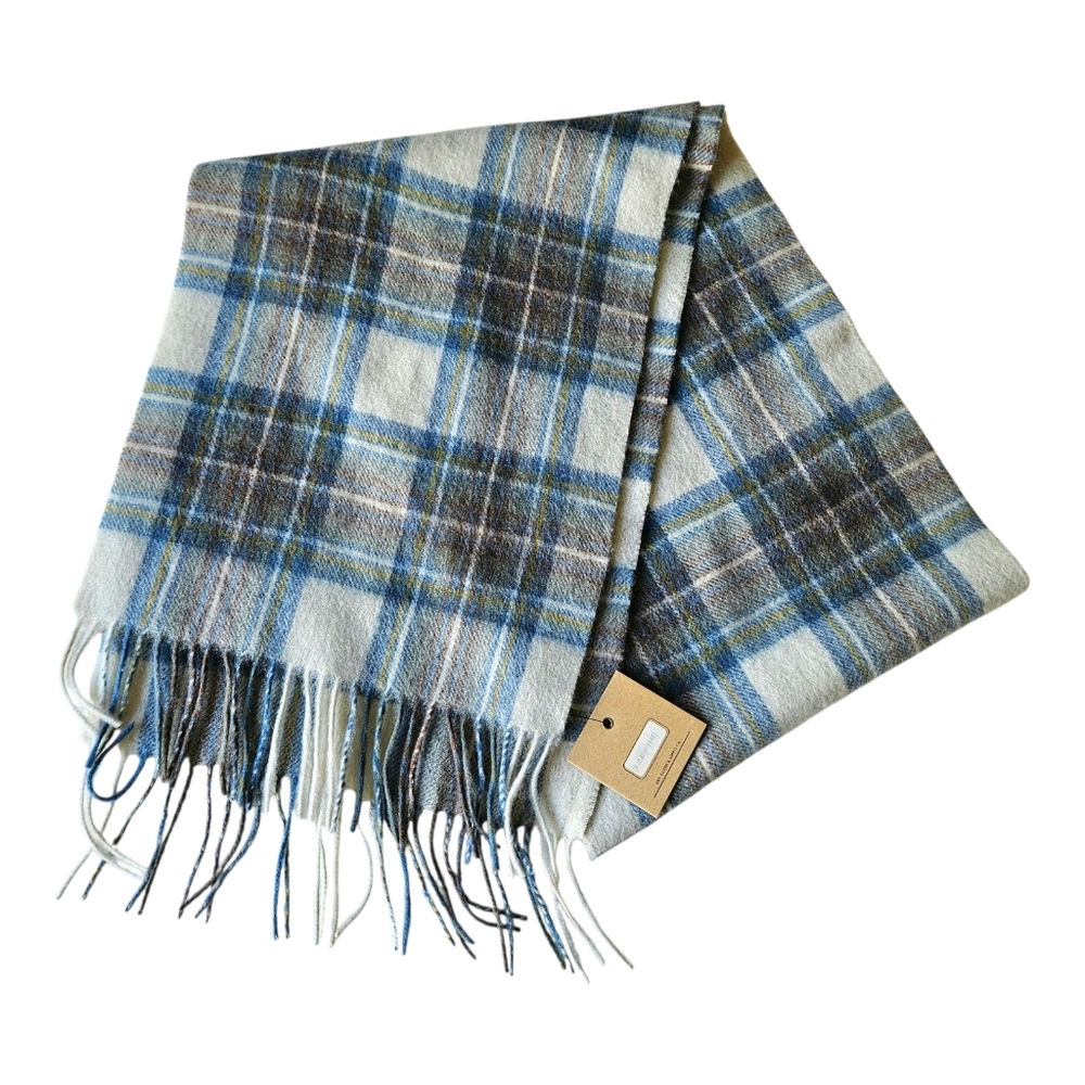 Heritage Traditions Wool Plaid Fringed Scarf